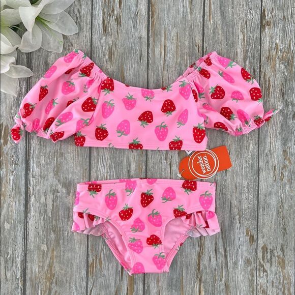 Tankini & Bikini Swimsuit Bathing Suit 2, 2-Piece Sets Size 2T - Picture 4 of 5
